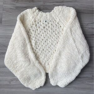 Cozy Knit Women's Sweater - Cream
